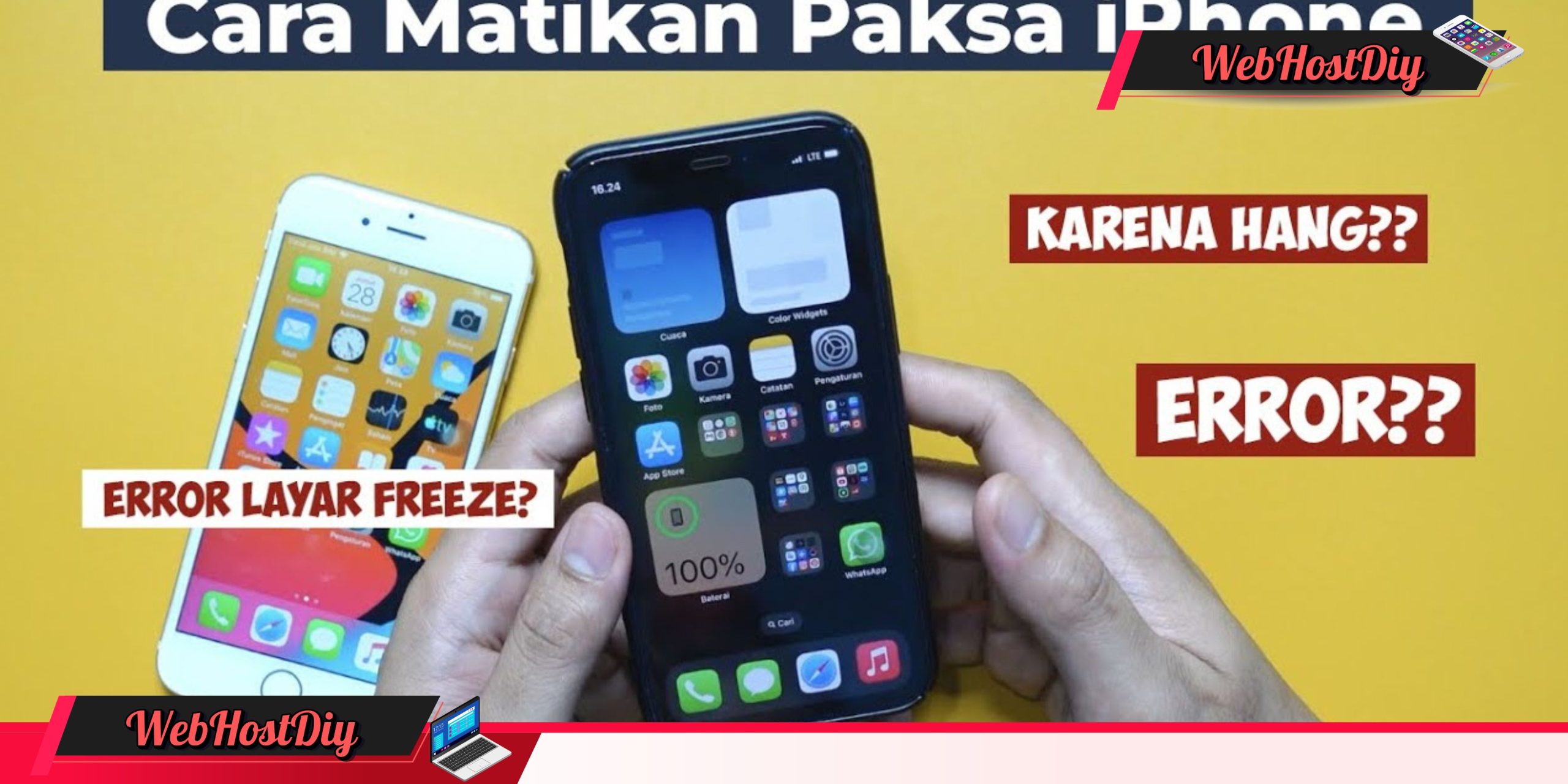 Layar iPhone Error? Tenang! Trik Jitu Matiin Paksa iPhone Anti Ribet